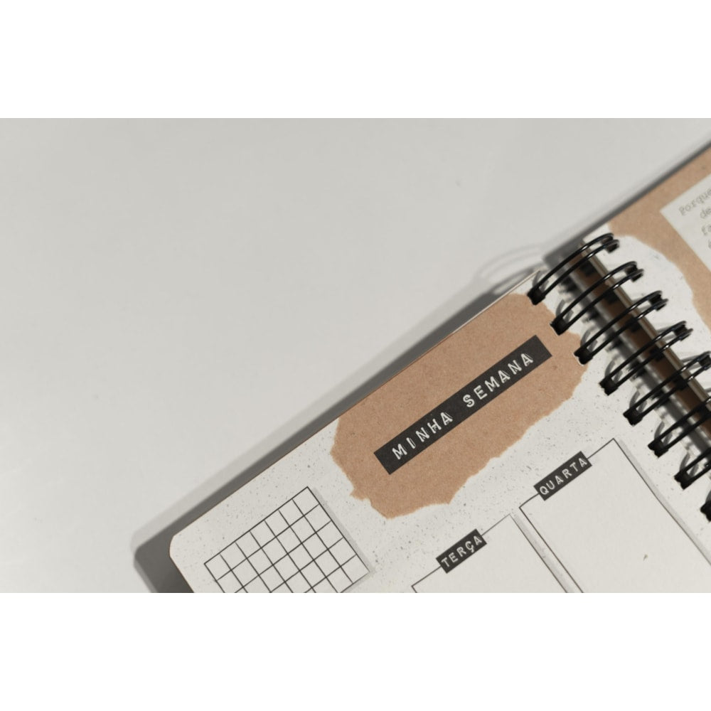 Planner Minha Jornada Colagem