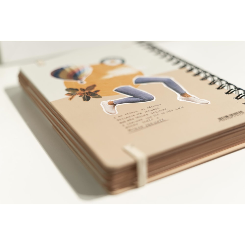 Planner Minha Jornada Colagem