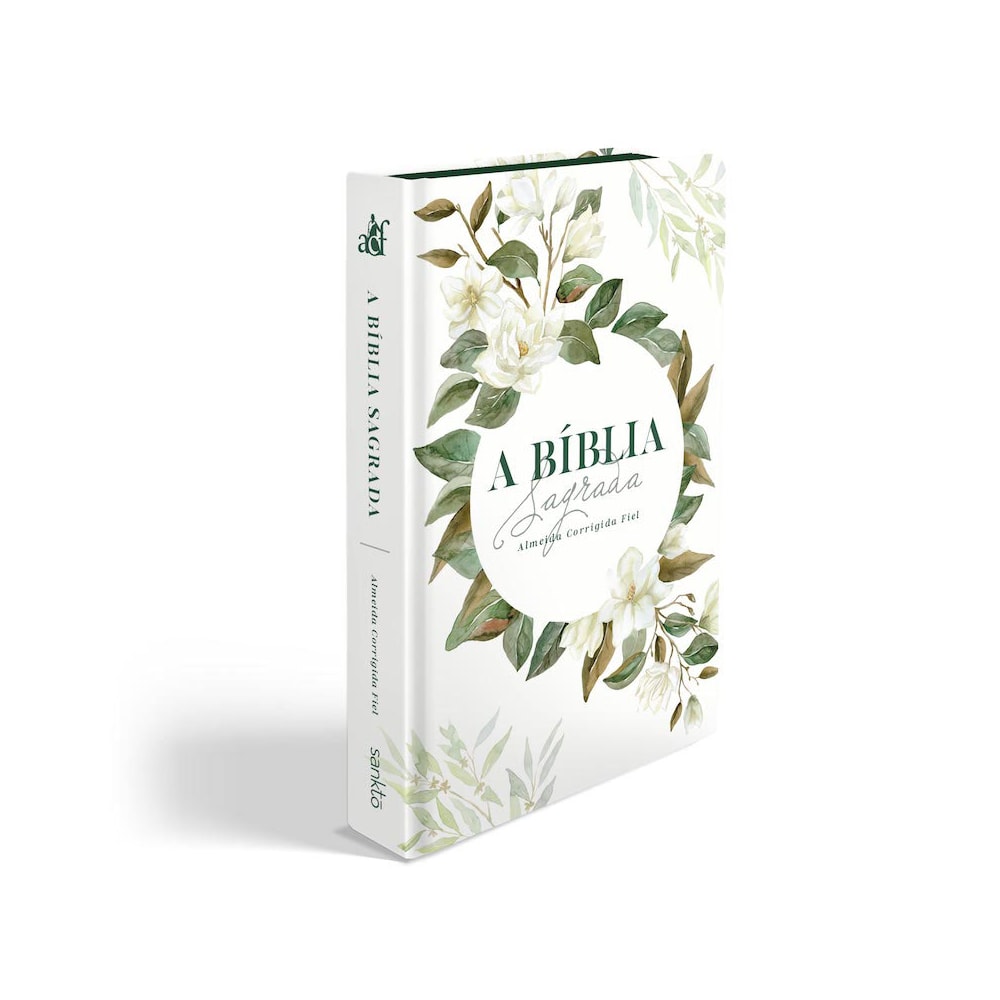 Bíblia Magnólia Branca | ACF | Letra Grande | Capa Dura Soft Touch