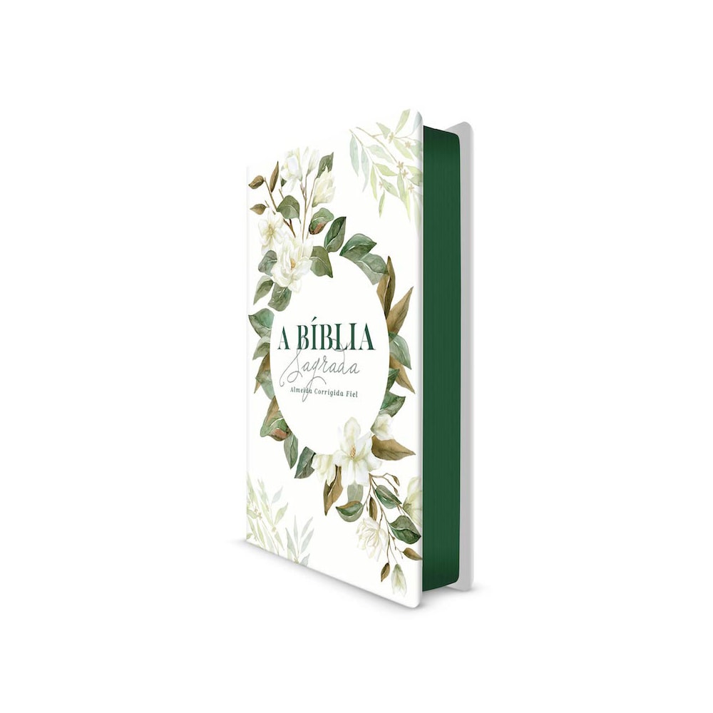 Bíblia Magnólia Branca | ACF | Letra Grande | Capa Dura Soft Touch