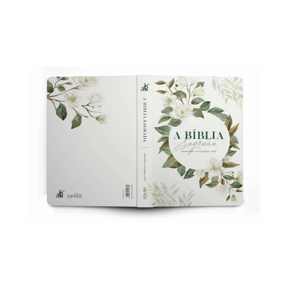 Bíblia Magnólia Branca | ACF | Letra Grande | Capa Dura Soft Touch