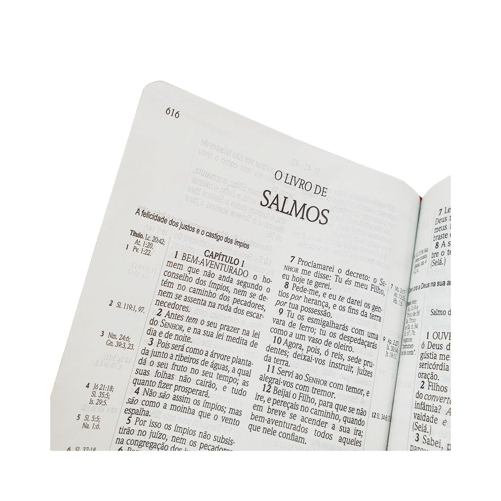 Bíblia Magnólia Branca | ACF | Letra Grande | Capa Dura Soft Touch