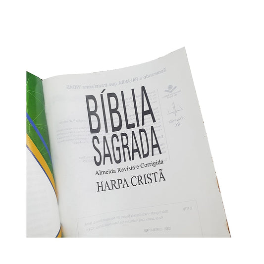 Bíblia Juventude AD do Brasil | ARC | Letra Normal | Harpa Cristã | Capa Dura Preta