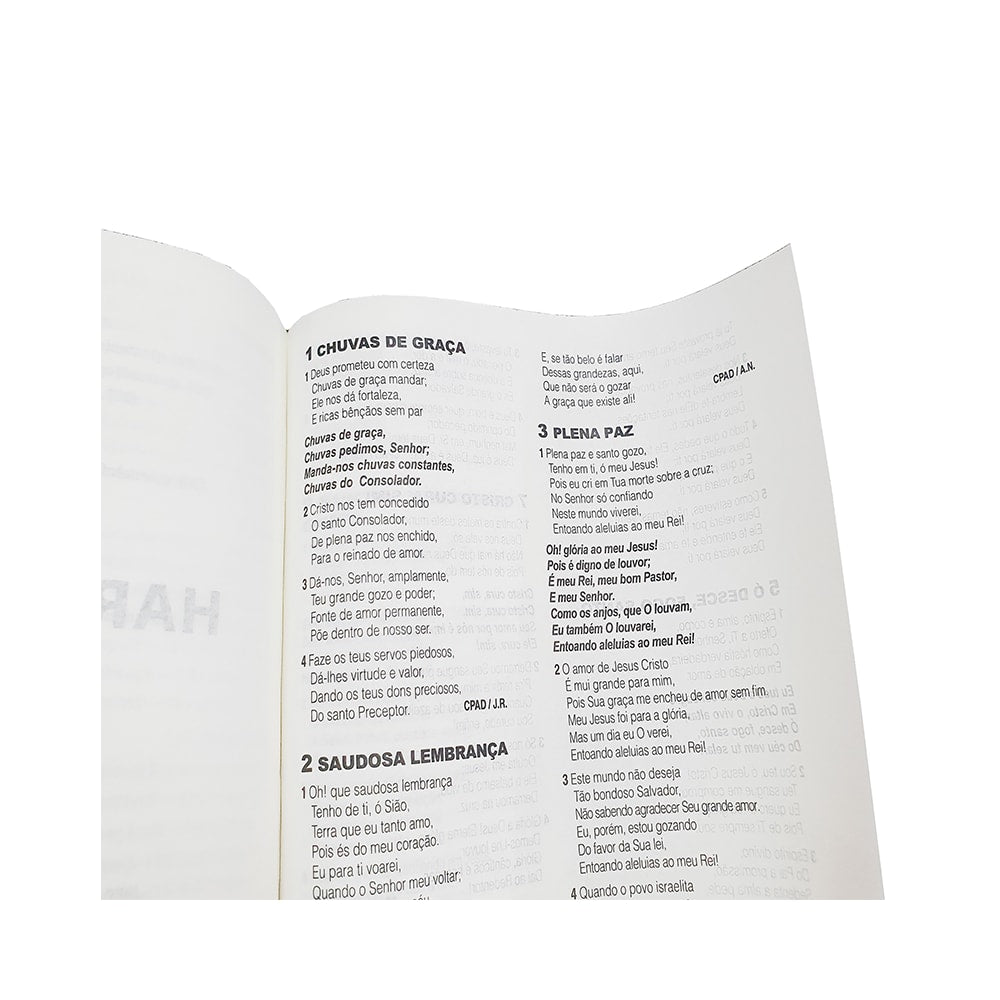 Bíblia Juventude AD do Brasil | ARC | Letra Normal | Harpa Cristã | Capa Dura Preta
