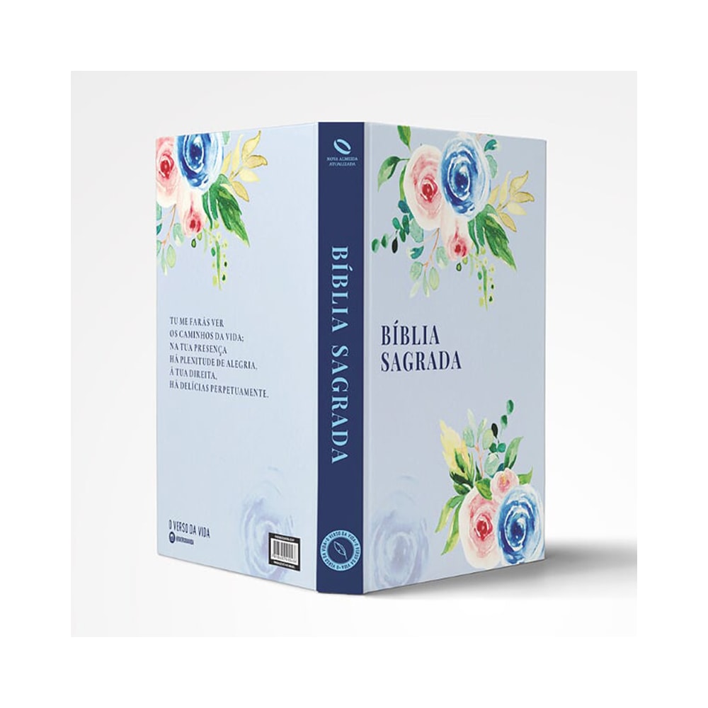 Bíblia Sagrada Floral Alegria | NAA | Letra Normal | Capa Dura