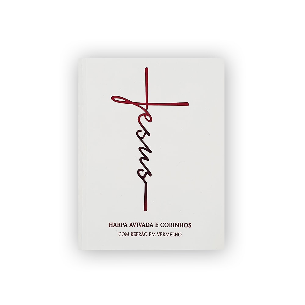 Harpa Avivada e Corinhos Médio | Letra Gigante | Capa Jesus Branca Brochura