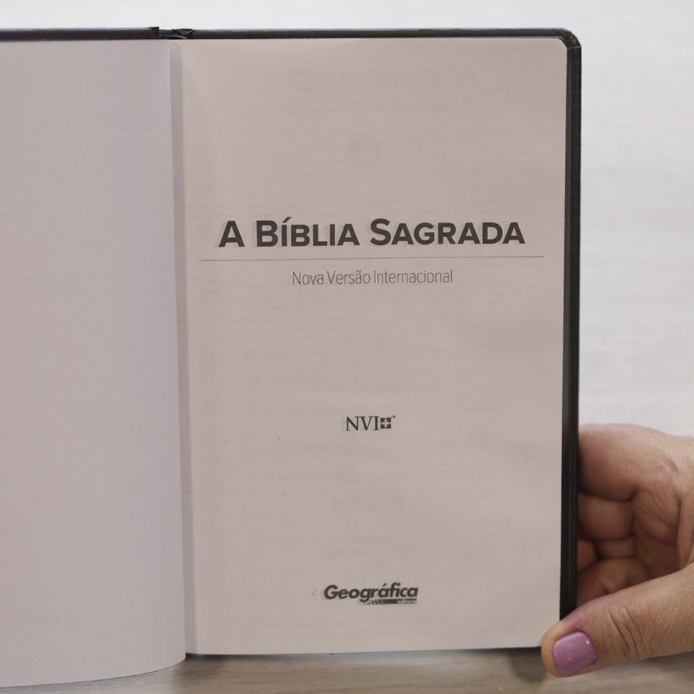 Bíblia Dunamis All black | NVI | Letra Normal | Capa Dura Preta