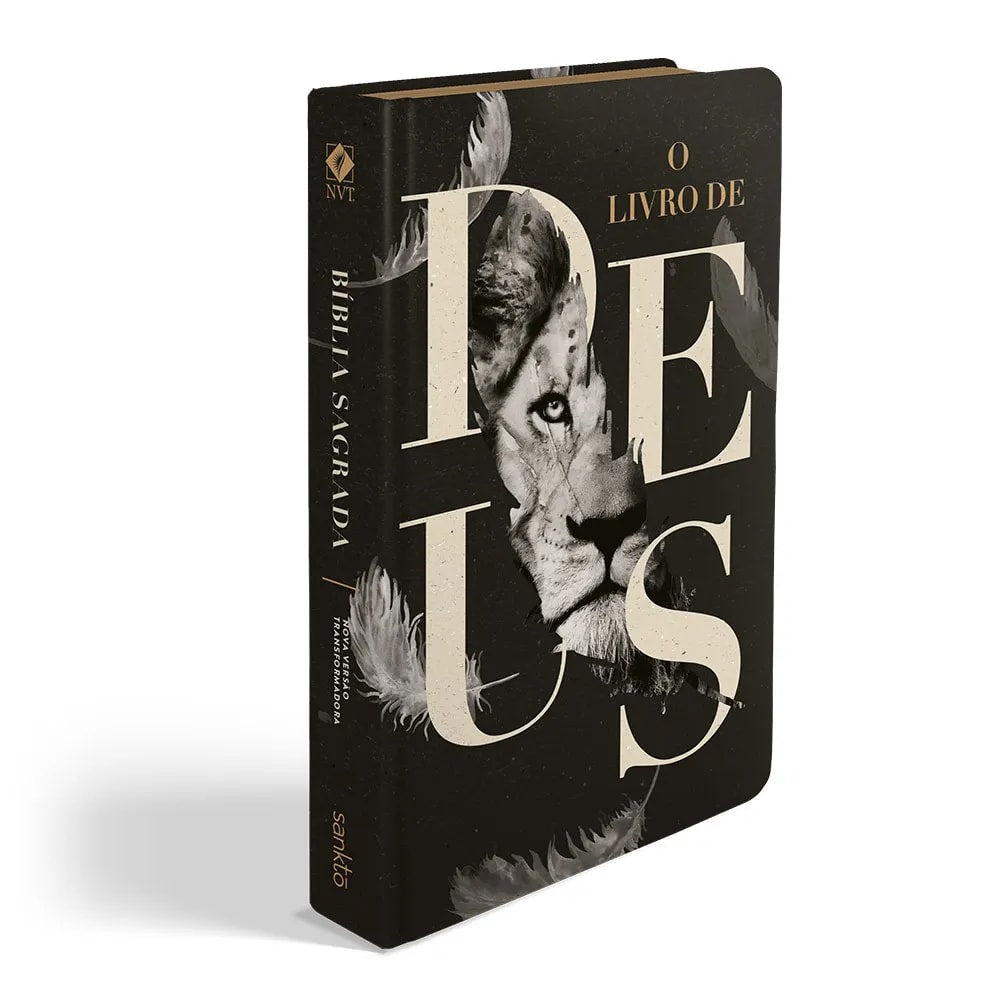Bíblia O Livro De Deus Leão | NVT | Letra Normal | Capa Dura