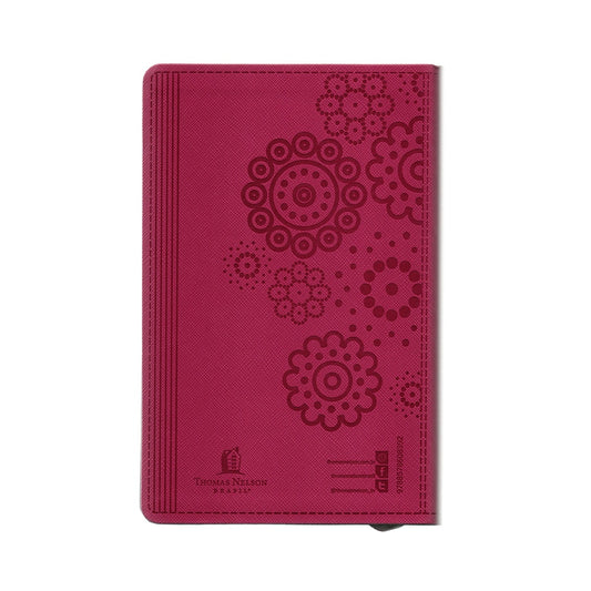 Bíblia Da Mulher de Fé | NVI | Letra Normal | Capa Luxo Rosa
