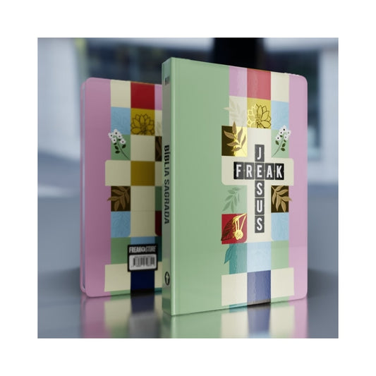 Bíblia Jesus Freak Pixel | NVI | Letra Normal | Capa Dura