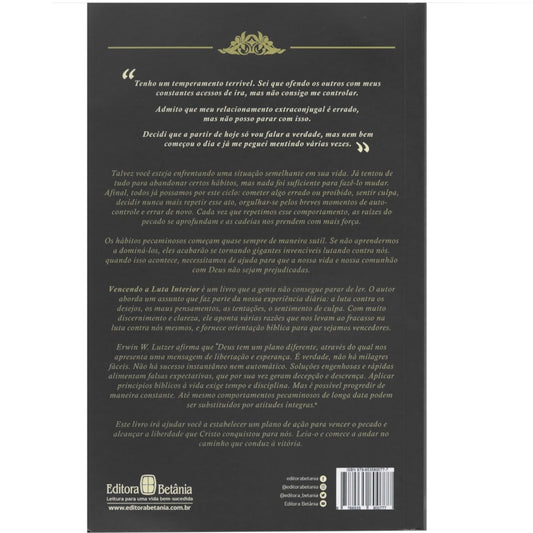 Vencendo a Luta Interior | Erwin W Lutzer