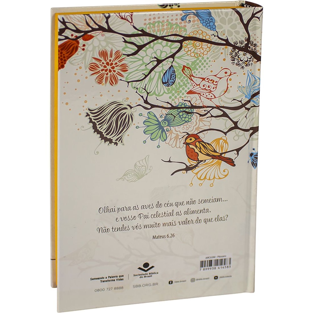 Bíblia Sagrada para Evangelismo Passaro | ARC | Letra Normal | Capa Dura