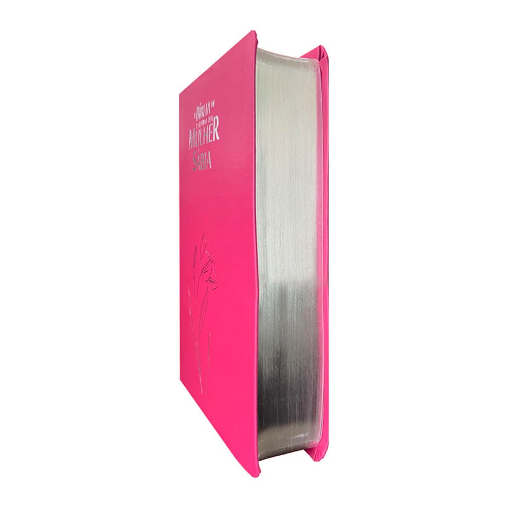 Bíblia de Estudo da Mulher Sábia | ARC | Harpa Avivada | Capa Magnólia Pink