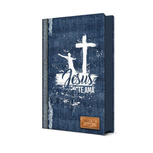 Biblia Sagrada Jesus te Ama | NVI | Letra Normal | Capa Dura Soft-Touch