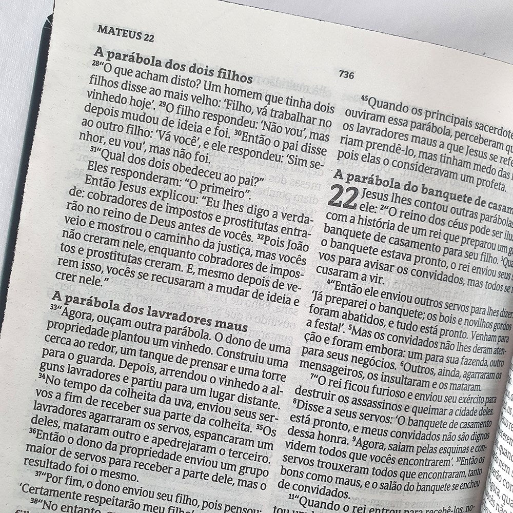 Bíblia Sagrada Jesus Preta | NVT| Letra Normal | Capa Dura Soft-Touch