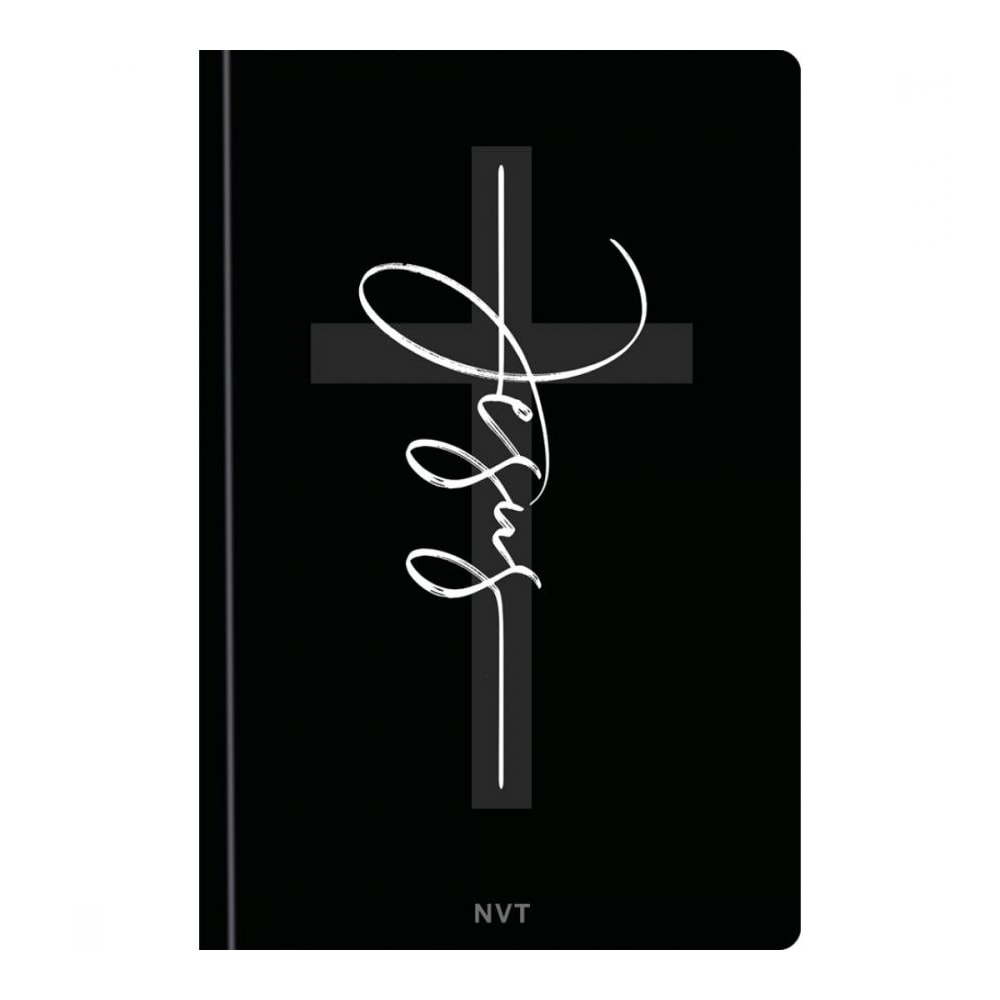 Bíblia Sagrada Jesus Preta | NVT| Letra Normal | Capa Dura Soft-Touch