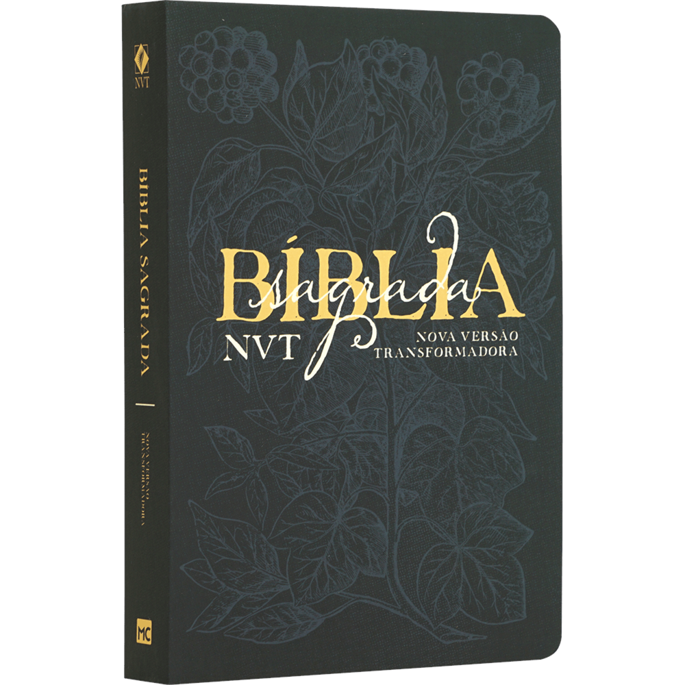 Bíblia Sagrada Éden Azul | NVT | Letra Grande | Capa Dura Soft Touch