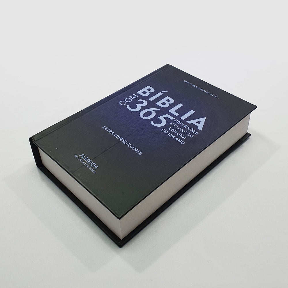 Bíblia com 365 Reflexões e Plano de Leitura | ARC | Hipergigante | Capa Dura