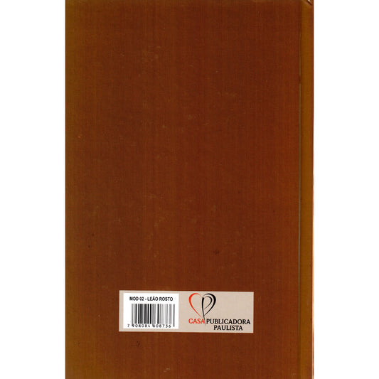 Bíblia Leão Retrato | ARC | Letra Normal | Harpa e Corinhos | Capa Dura