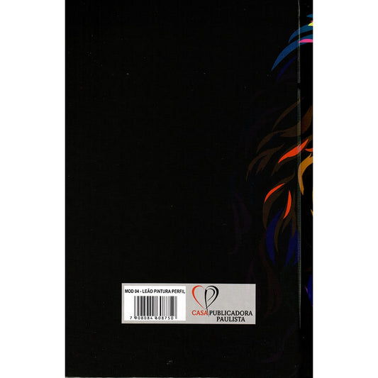 Bíblia Leão Pintura | ARC | Letra Normal | Harpa e Corinhos | Capa Dura