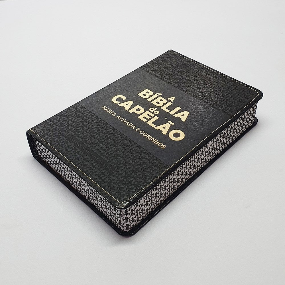 A Bíblia do Capelão | ARC | Letra Grande | Harpa Avivada | Capa Preta