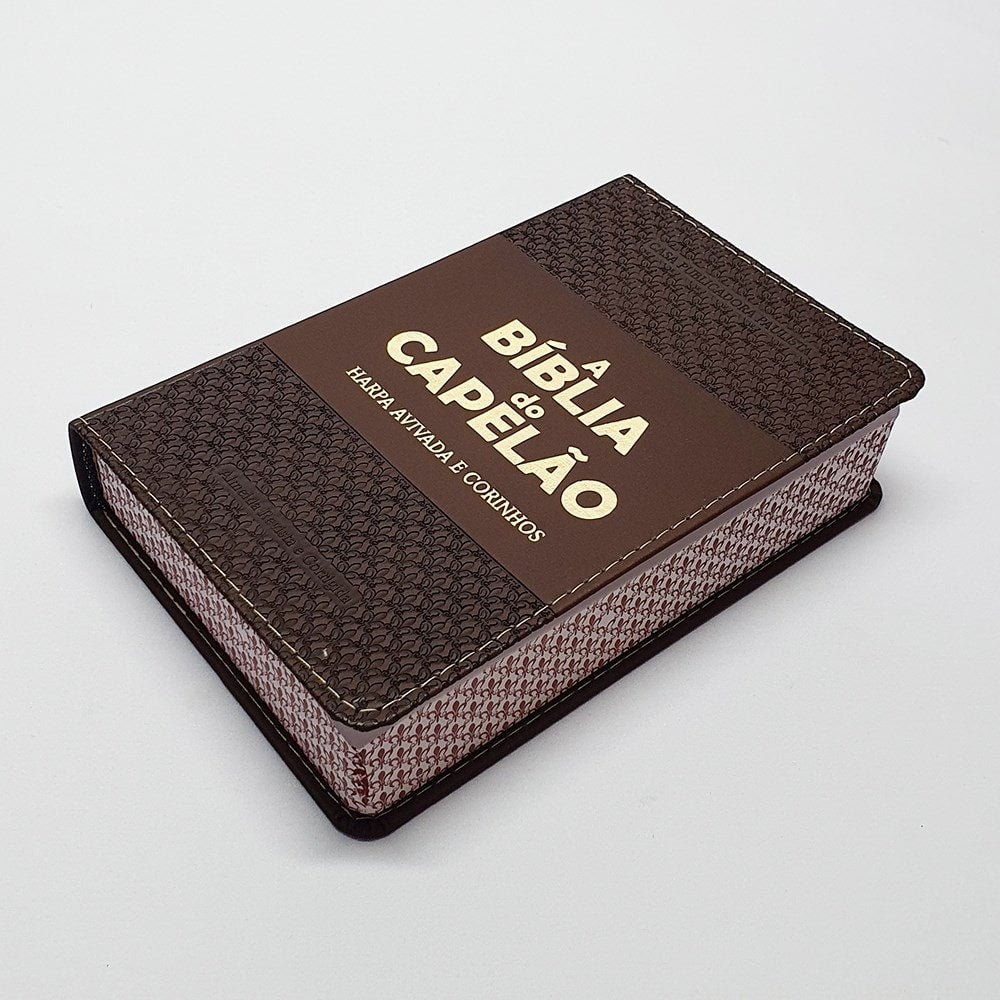 A Bíblia do Capelão | ARC | Letra Grande | Harpa Avivada | Capa Marrom