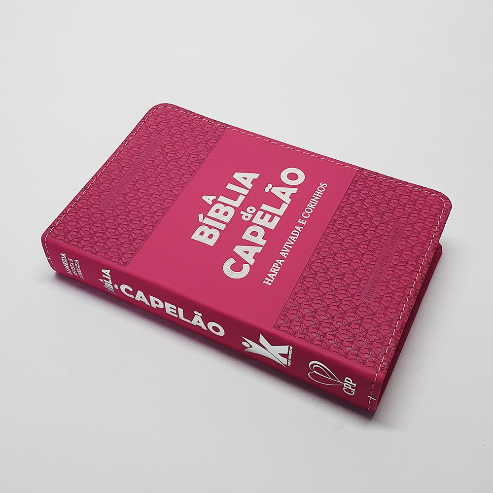 A Bíblia do Capelão | ARC | Letra Grande | Harpa Avivada | Capa Pink