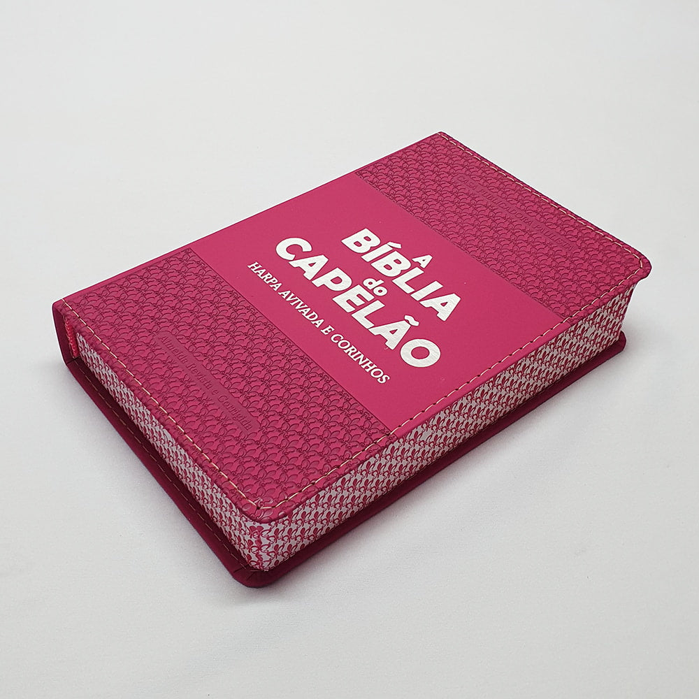 A Bíblia do Capelão | ARC | Letra Grande | Harpa Avivada | Capa Pink