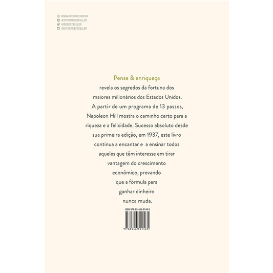 Pense e Enriqueça | Napoleon Hill
