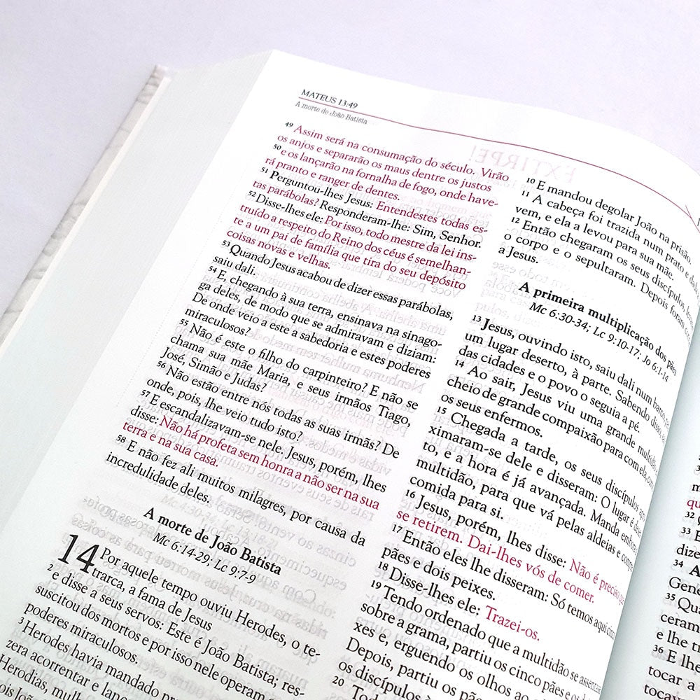 Bíblia de Estudo Mulher Tu estás Livre! | AEC | Capa Dura Luxo