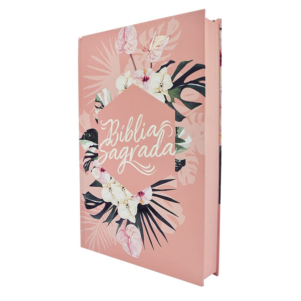 Bíblia Sagrada Flores | ACF | Letra Normal | Capa Dura