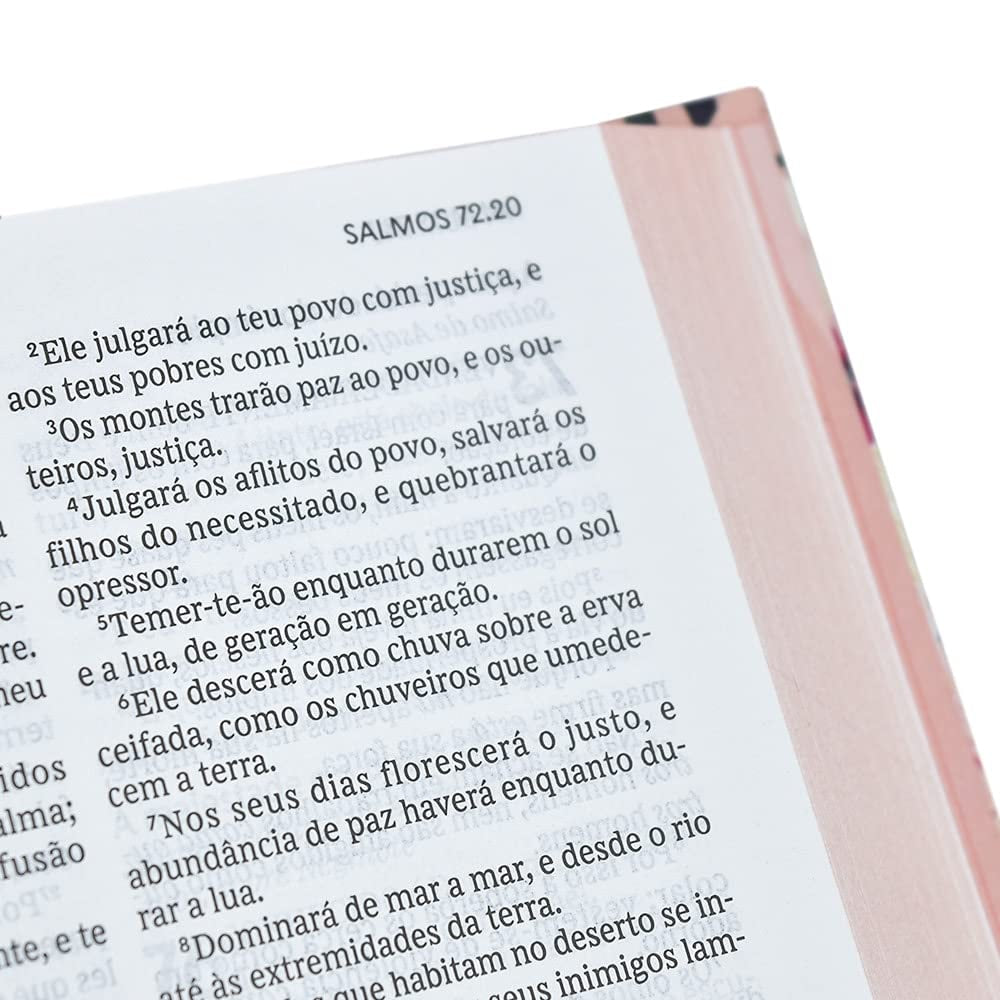 Bíblia Sagrada Flores | ACF | Letra Normal | Capa Dura