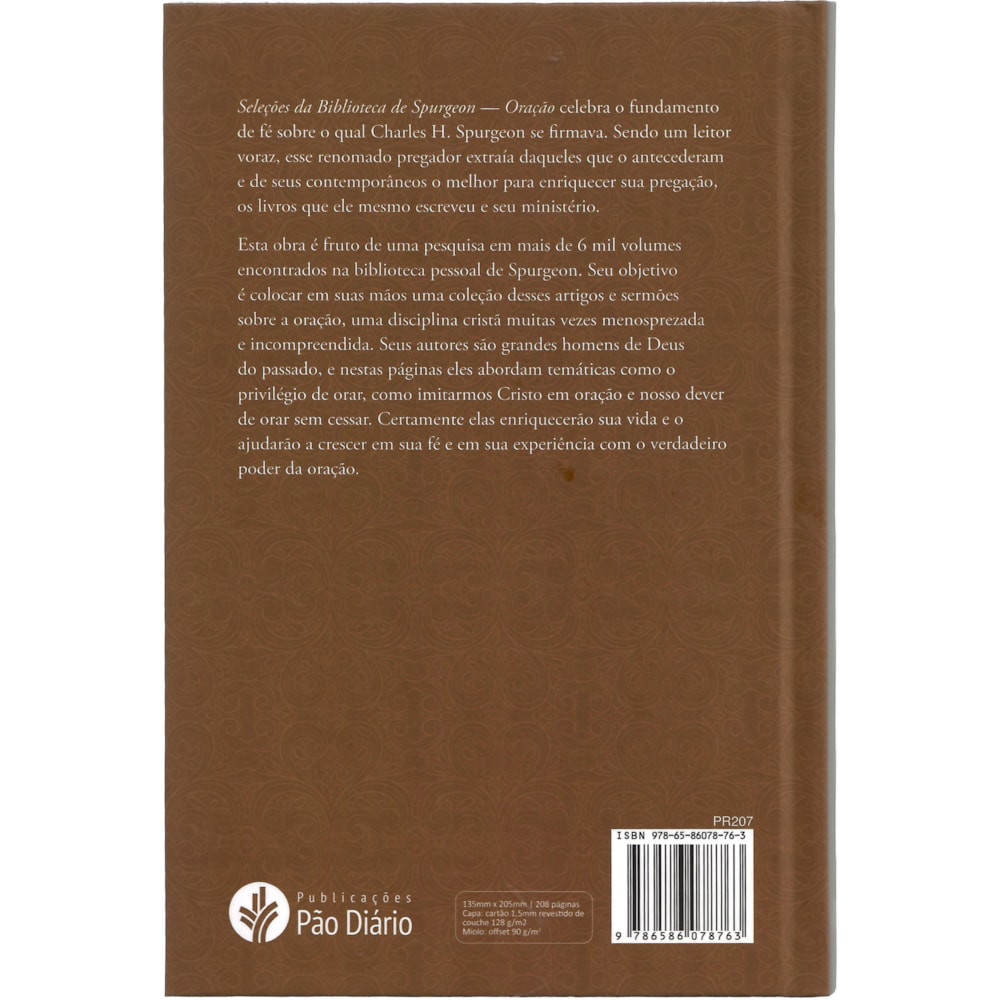 Seleções da Biblioteca de Spurgeon | Oração | Capa Dura