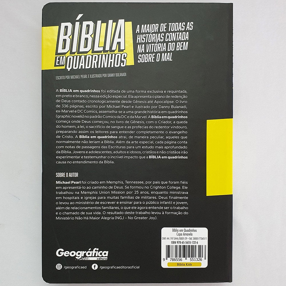 Bíblia em Quadrinhos | Capa Dura | Amarela