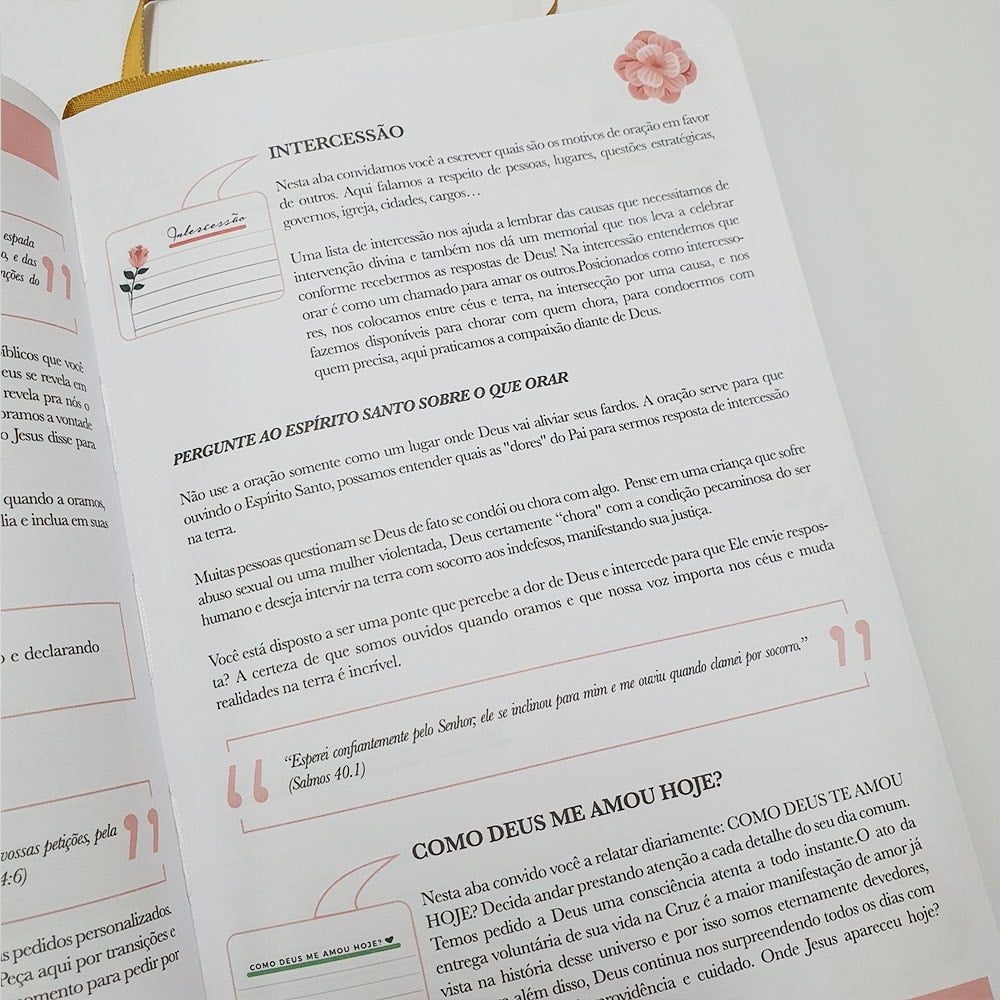 Planner de Oração Jesus Copy | Capa Dura