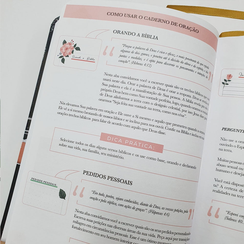 Planner de Oração Jesus Copy | Capa Dura