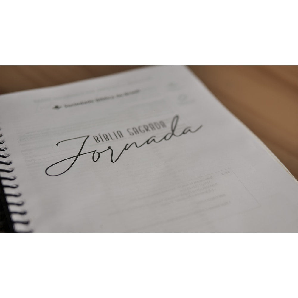 Bíblia Jornada Aslam | Espiral | NAA | Letra Grande | Capa Dura