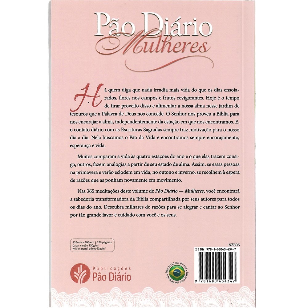 Pão Diário Mulheres | Flores da Terra