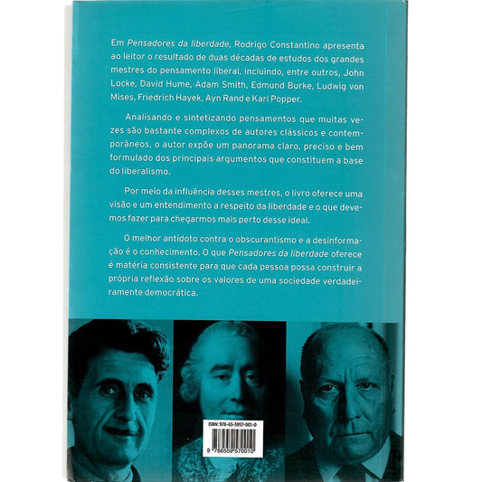 Pensadores da Liberdade | Rodrigo Constantino
