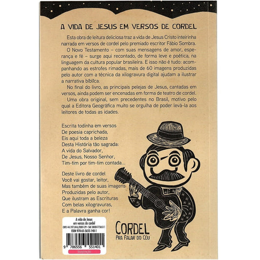 A vida de Jesus em versos de Cordel | Fábio Sombra