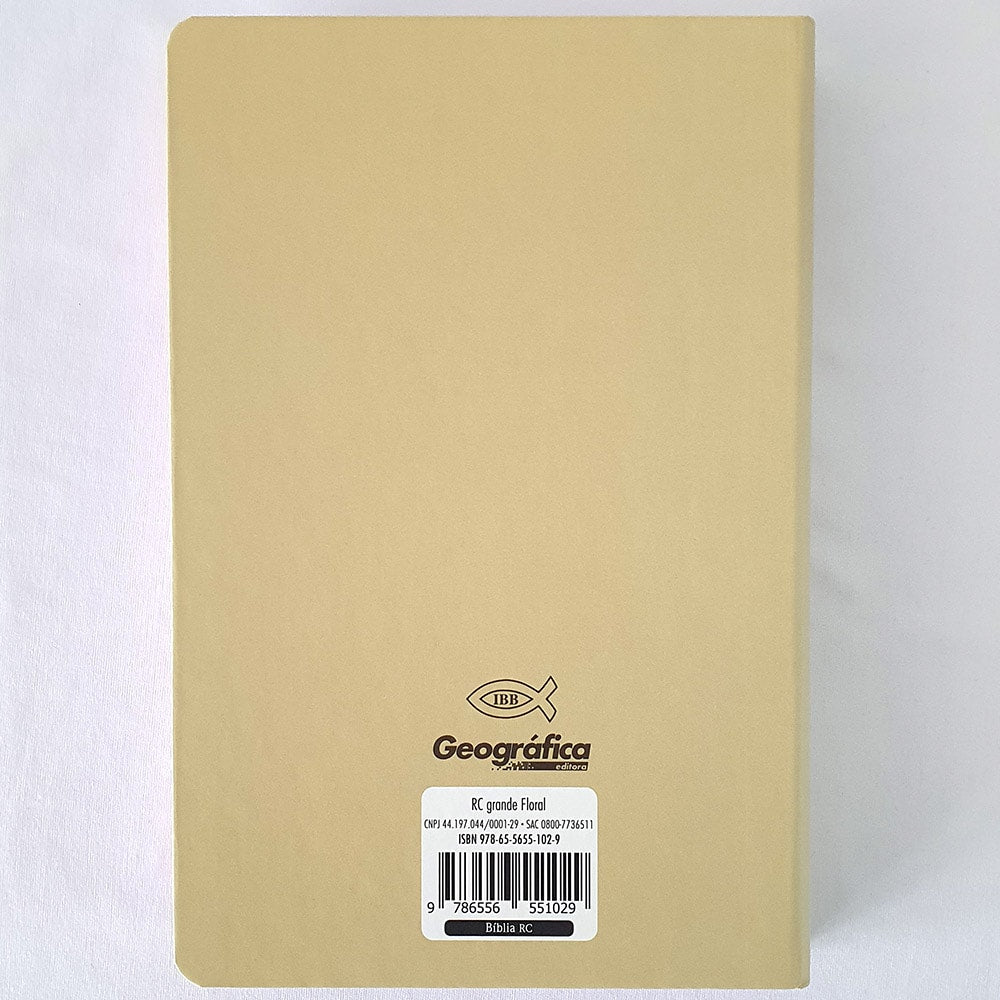 Bíblia Floral | ARC | Letra Normal | Capa Dura