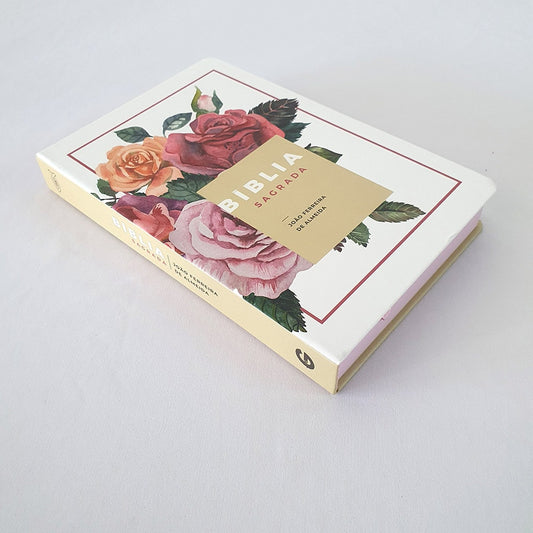 Bíblia Floral | ARC | Letra Normal | Capa Dura