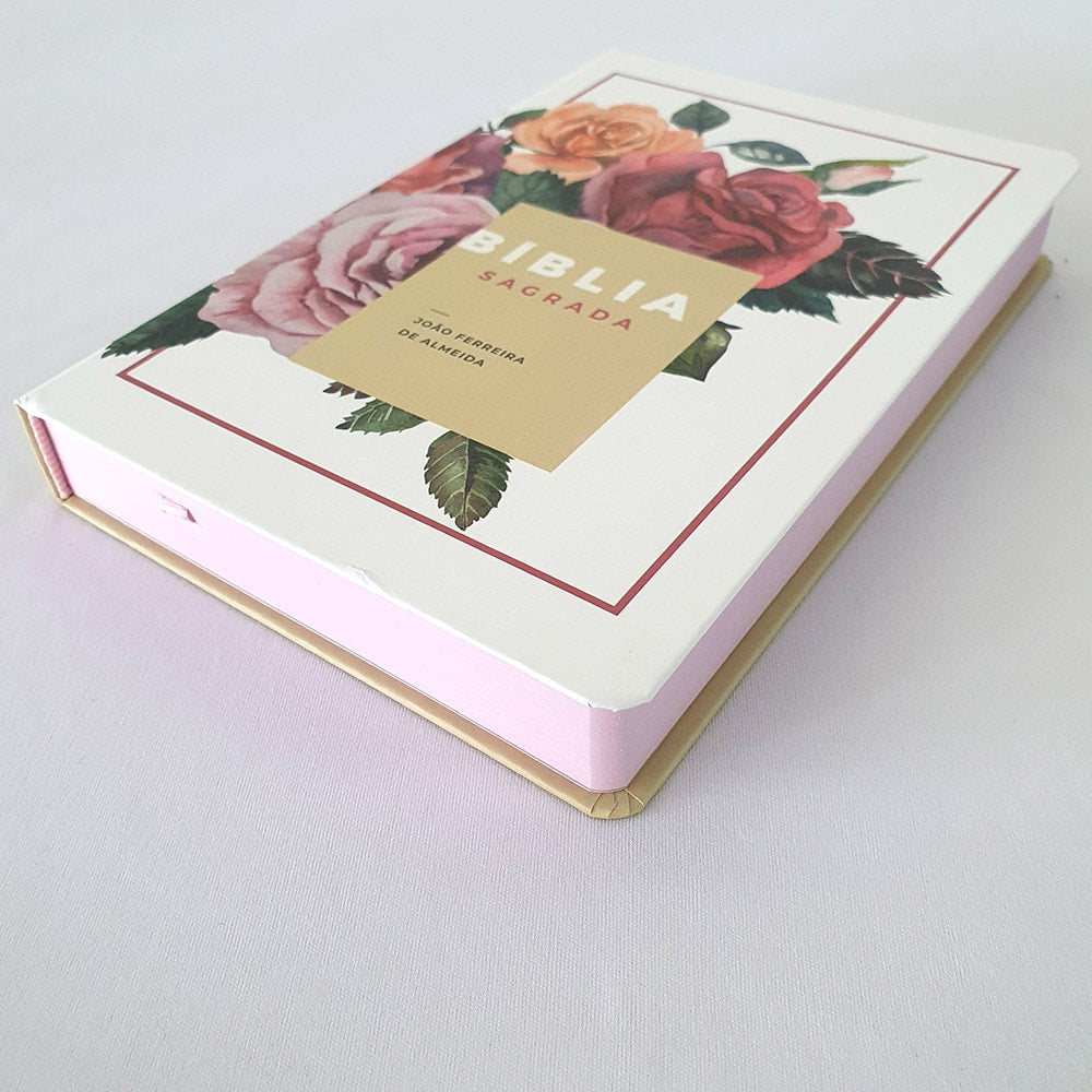 Bíblia Floral | ARC | Letra Normal | Capa Dura