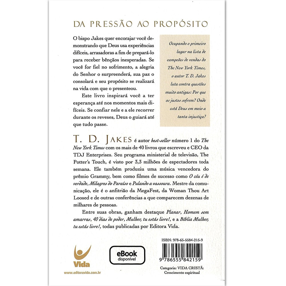 Da Pressão ao Propósito | TD Jakes