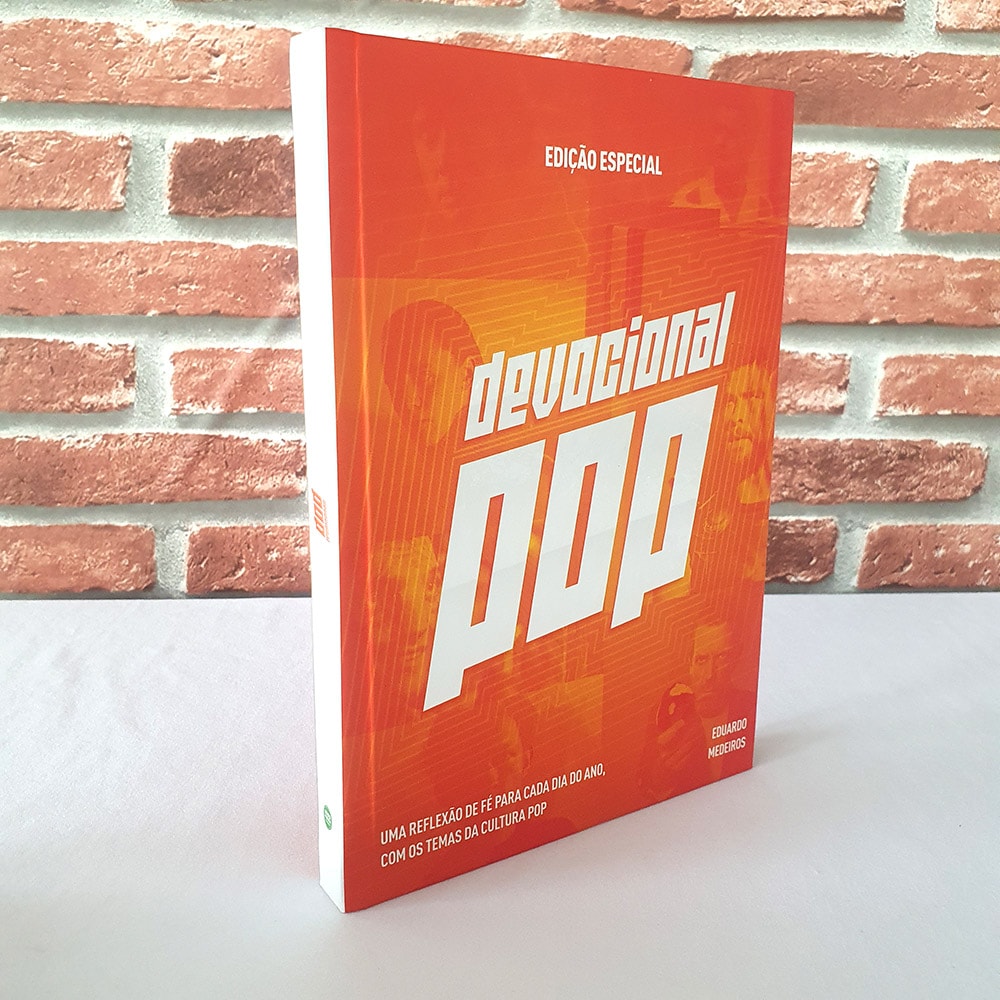Devocional Pop | Eduardo Medeiros | Capa Dura Laranja