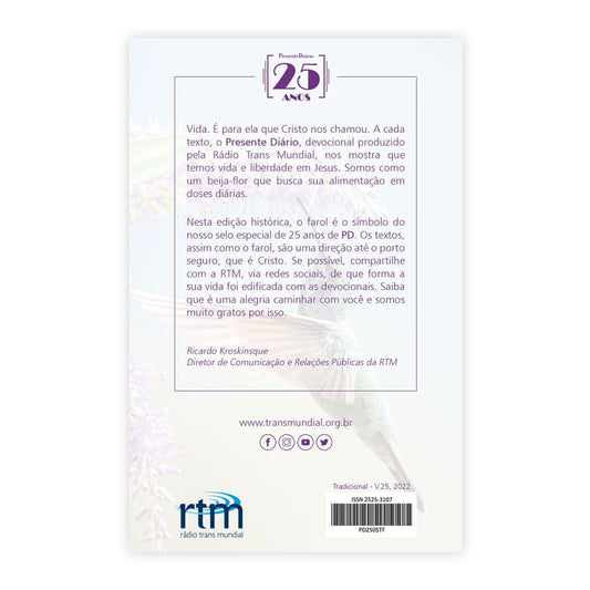 Presente Diário 25 | Mini | Capa Feminina