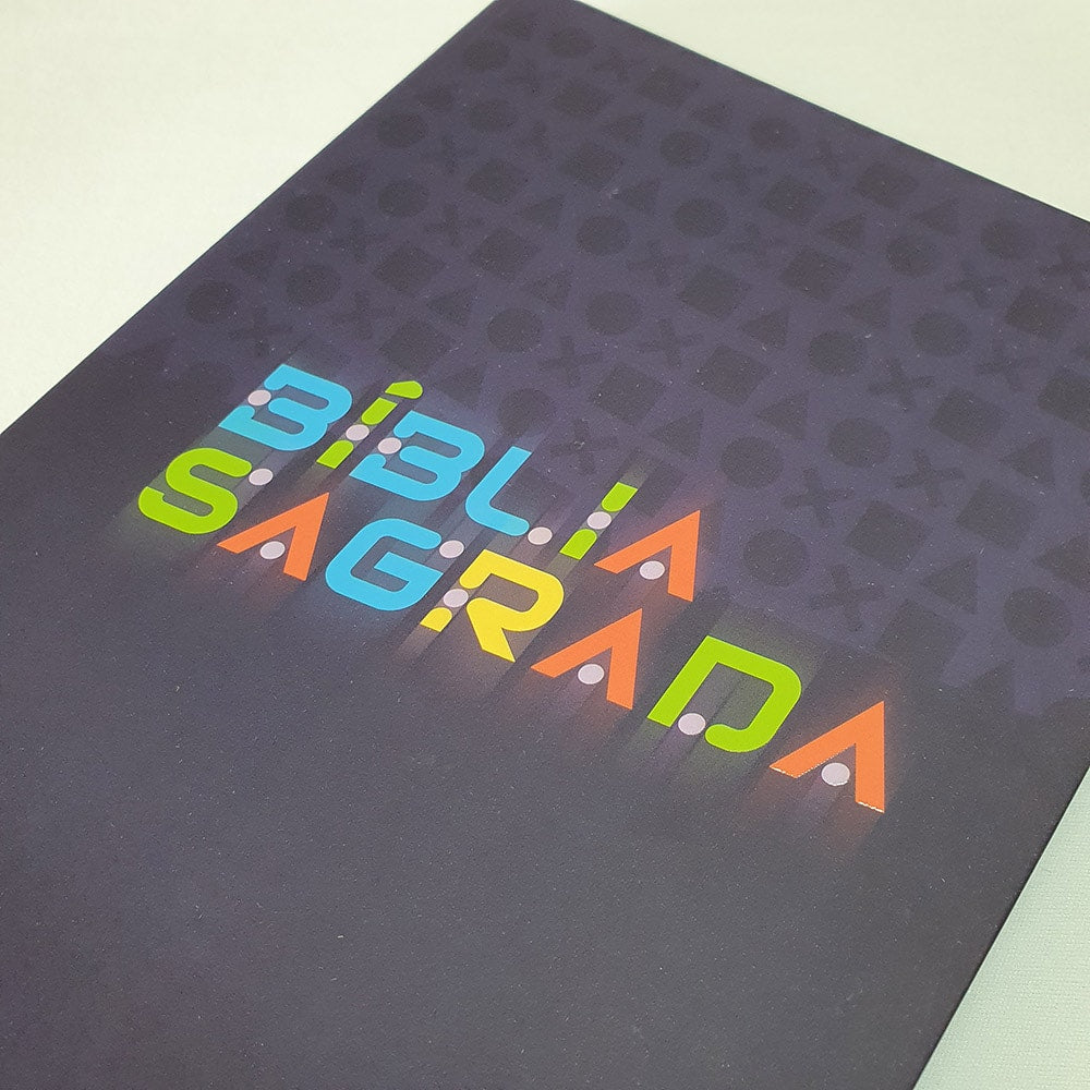 Bíblia Sagrada Slim Color Pop It | NVI | Letra Maior | Semi Luxo