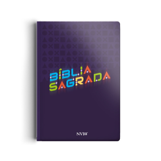 Bíblia Sagrada Slim Color Pop It | NVI | Letra Maior | Semi Luxo