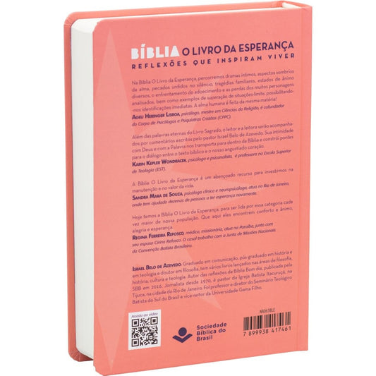 Bíblia O Livro da Esperança Pomba | NAA | Letra Normal | Capa Dura
