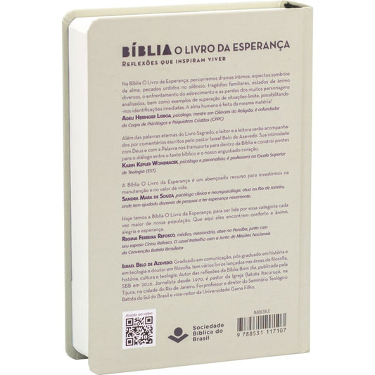 Bíblia O Livro da Esperança Sol | NAA | Letra Normal | Capa Dura